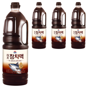 사조 참치액, 2.1kg, 4개