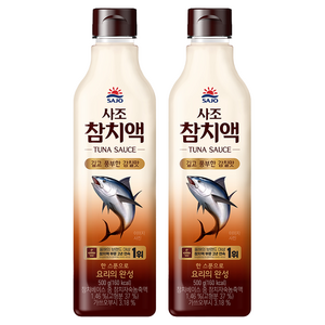 사조 참치액, 500g, 2개
