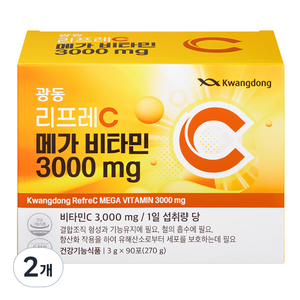 광동제약 리프레C 메가비타민 3000, 270g, 2개