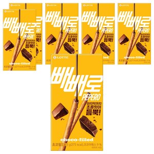빼빼로 초코필드, 53g, 6개