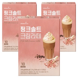 아로마빌커피 핑크솔트 크림라떼