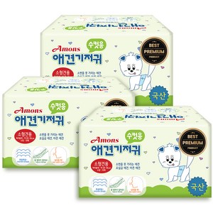 아몬스 프리미엄 수컷용 기저귀 10p, 소형, 10개입, 3개