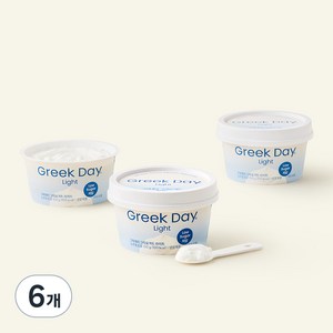 그릭데이 그릭요거트 라이트, 100g, 6개