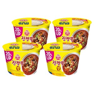 오뚜기 컵밥 진짬뽕밥, 217.5g, 4개