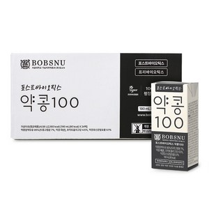 서울대밥스누 포스트바이오틱스 약콩100 두유, 190ml, 24개