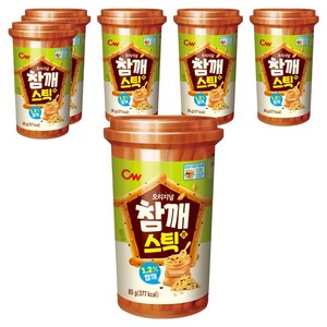 청우식품 참깨스틱 진, 85g, 6개
