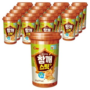 청우식품 참깨스틱 진, 85g, 20개