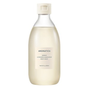[비건라이프] 아로마티카 서렌 에센셜 오일 바디워시 라벤더 마조람, 300ml, 1개
