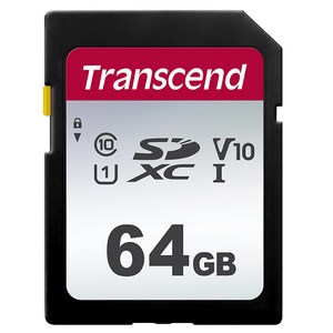 트랜센드 SD카드 메모리카드 TS64GSDC300S, 64GB