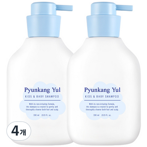 편강율 키즈 앤 베이비 샴푸, 590ml, 4개