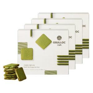 오설록 그린티 랑드샤 쿠키 10p, 100g, 4개