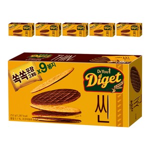 닥터유 다이제 씬, 252g, 6개