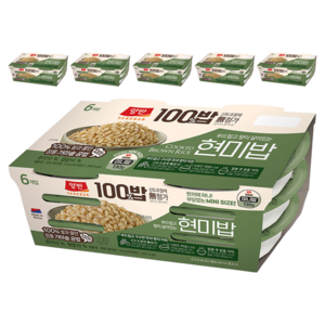 양반 100밥 현미밥, 130g, 36개