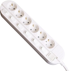 이어지다 국산 개별 스위치 멀티탭 6구