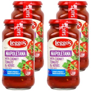 레고스 나폴리타나 청키 파스타소스, 500g, 4개