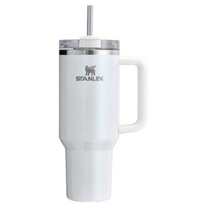 스탠리 퀜처 H2.0 플로우 스테이트 텀블러, 펄 화이트, 1.18L, 1개