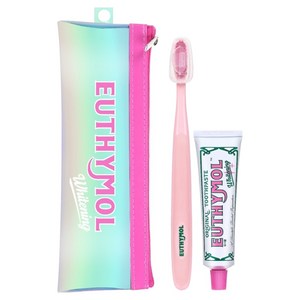 유시몰 화이트닝 휴대용 치약 40g + 칫솔 랜덤발송 세트