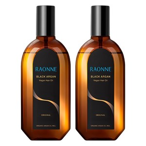 [비건뷰티] 라온느 블랙 아르간 헤어오일, 250ml, 2개