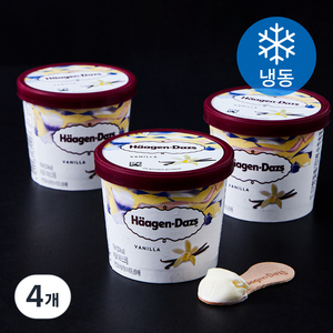 하겐다즈 바닐라 미니컵 멀티팩 아이스크림 (냉동)