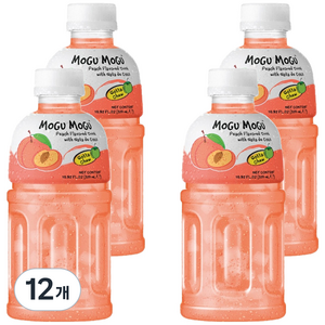 모구모구 복숭아맛, 320ml, 12개