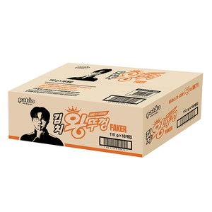 왕뚜껑 김치 컵라면 110g, 18개