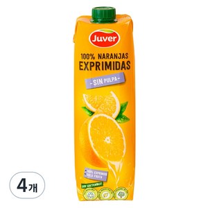후버 착즙 오렌지주스, 1L, 4개