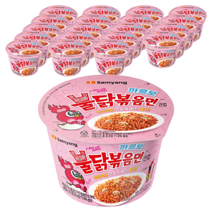 불닭볶음면 까르보 큰컵 105g, 20개