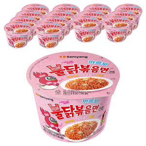불닭볶음면 까르보 큰컵 105g, 15개