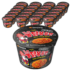 불닭볶음면 큰컵 105g, 25개