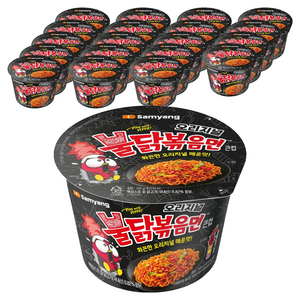 불닭볶음면 큰컵 105g, 20개