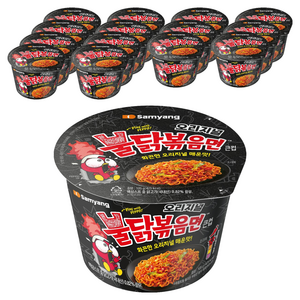 불닭볶음면 큰컵 105g, 15개