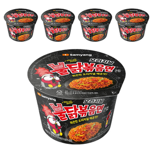 불닭볶음면 큰컵 105g, 5개