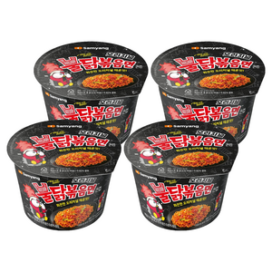 불닭볶음면 큰컵 105g, 4개