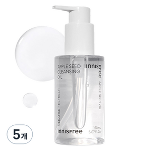 이니스프리 애플 씨드 클렌징 오일, 150ml, 5개