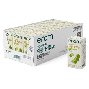 이롬 황성주 박사의 국산콩 두유 무가당, 190ml, 24개