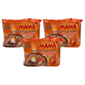 마마 쉬림프 똠냠 크리미 라면 55g, 15개