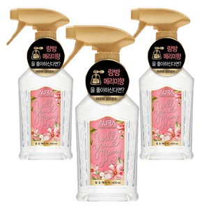 아우라 섬유 향수 본품, 윌유메리미, 400ml, 3개