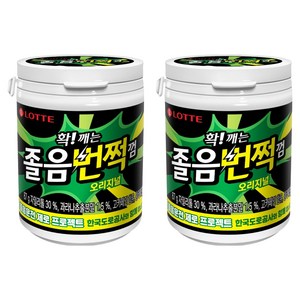 롯데웰푸드 졸음번쩍껌 오리지널, 87g, 2개