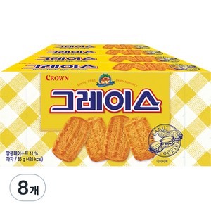 크라운 그레이스 비스켓, 85g, 8개