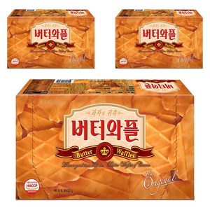 크라운 버터와플, 237g, 3개