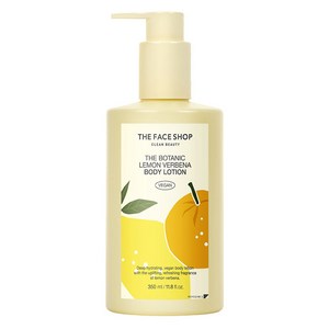 [비건라이프] 더페이스샵 더 보태닉 바디 로션 레몬 버베나 향, 350ml, 1개