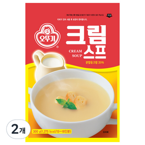 오뚜기 크림 스프, 300g, 2개