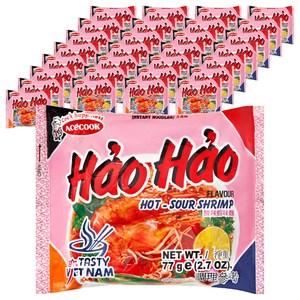 하오하오 핑크 라면 77g, 60개