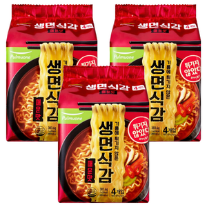 생면식감 생라면 매운맛, 12개