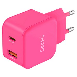 수피 비비드 컬러 USB A C타입 25W 듀얼 PD PPS 초고속 충전기 Z21