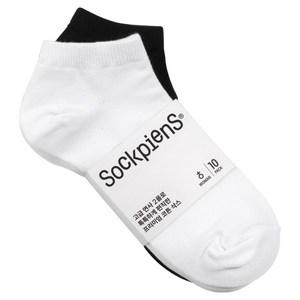 삭피엔스 여성용 프리미엄 무지 발목 양말 10켤레 세트