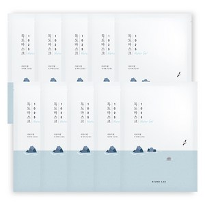 라운드랩 1025 독도 수분 워터겔 마스크 30ml, 1개입, 10개