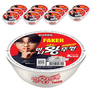 왕뚜껑 미니 컵라면 80g, 12개
