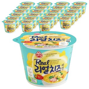 오뚜기 리얼치즈라면 용기 120g, 24개