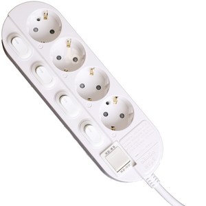 이어지다 개별 스위치 멀티탭 4구